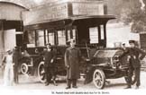 St.Austell Shed with double deck bus for St.Dennis - 1908