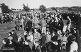 Lower Fore Street -  Field behind Estlick's chemist shop - VE Day